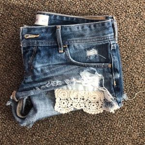 Hollister denim shorts